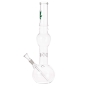 Preview: Glas Bong Green Line Glass Bong ca. 39 cm